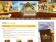 Tablet Screenshot of bonjourfrenchcafe.com